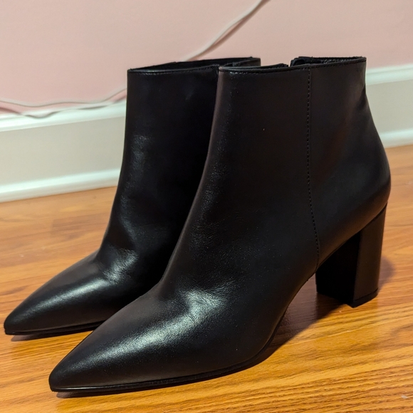 STUART WEITZMAN Ankle BOOTS Black Leather size 7 - Picture 2 of 12